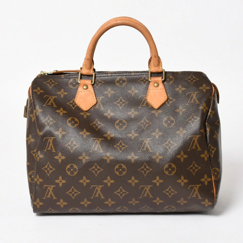 LOUIS VUITTON Speedy Handbag Monogram Brown